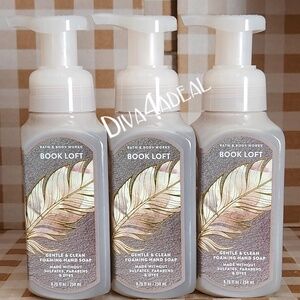 3X Bath Body Works BOOK LOFT 8.75 FL OZ Foaming Hand Soap Bundle